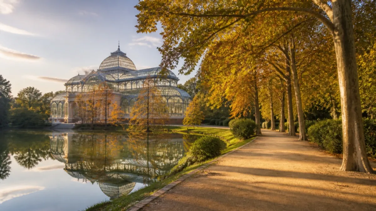 El Palacio de Cristal, en el parque del Retiro
